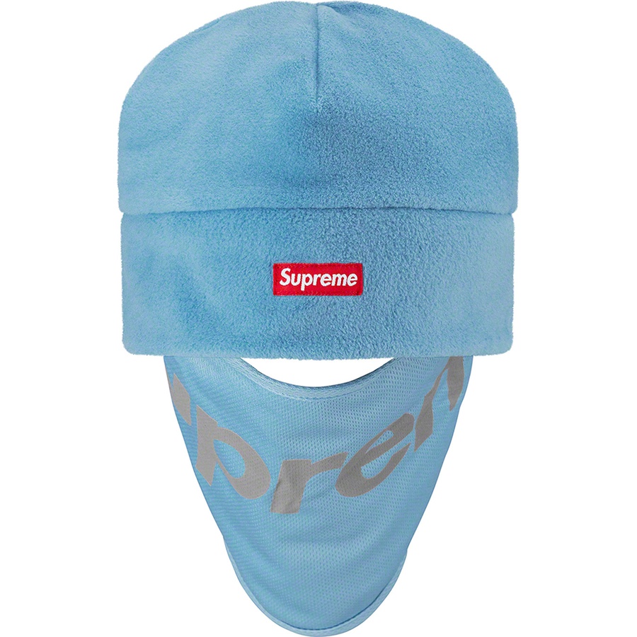 Supreme Polartec Facemask Beanie (FW22) - Dusty Teal - $44