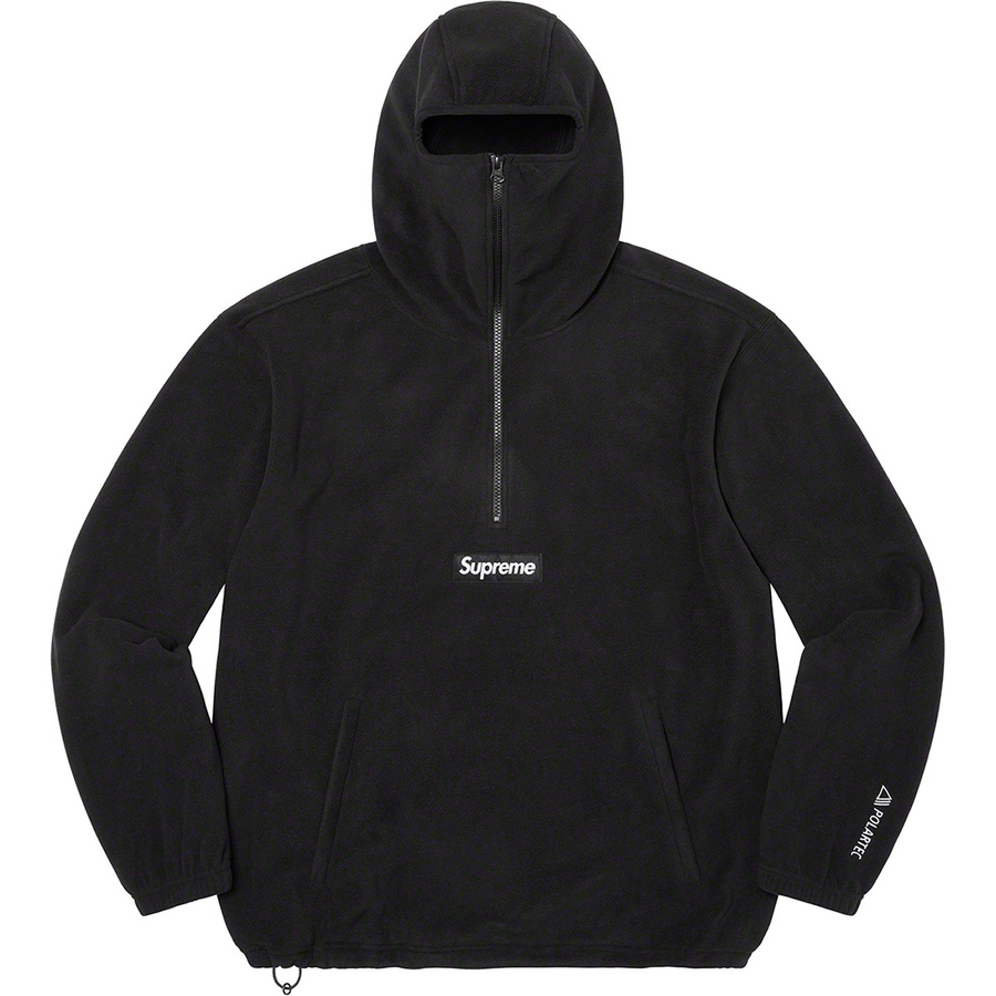 Supreme Polartec Facemask Half Zip Pullover (FW22) - Black - $148