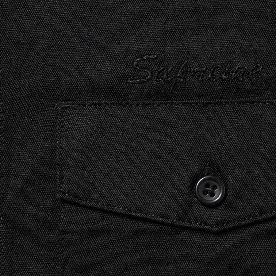 Supreme Raymond Pettibon Work Shirt (FW22) - Black - $148