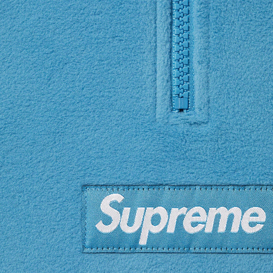 Supreme Polartec Facemask Half Zip Pullover (FW22) - Dusty Teal - $148