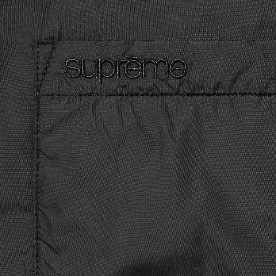 Supreme Nylon Filled Shirt (FW22) - Black - $148