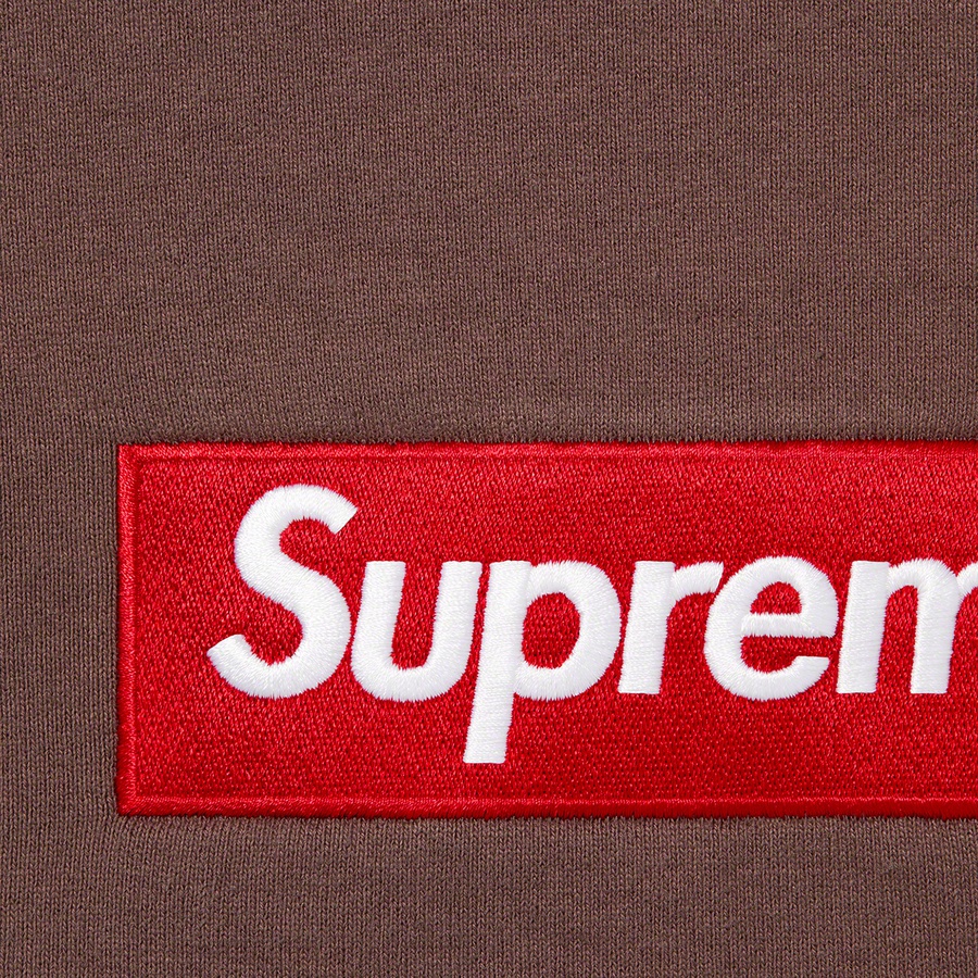 Supreme Box Logo Crewneck (FW22) - Brown - $158