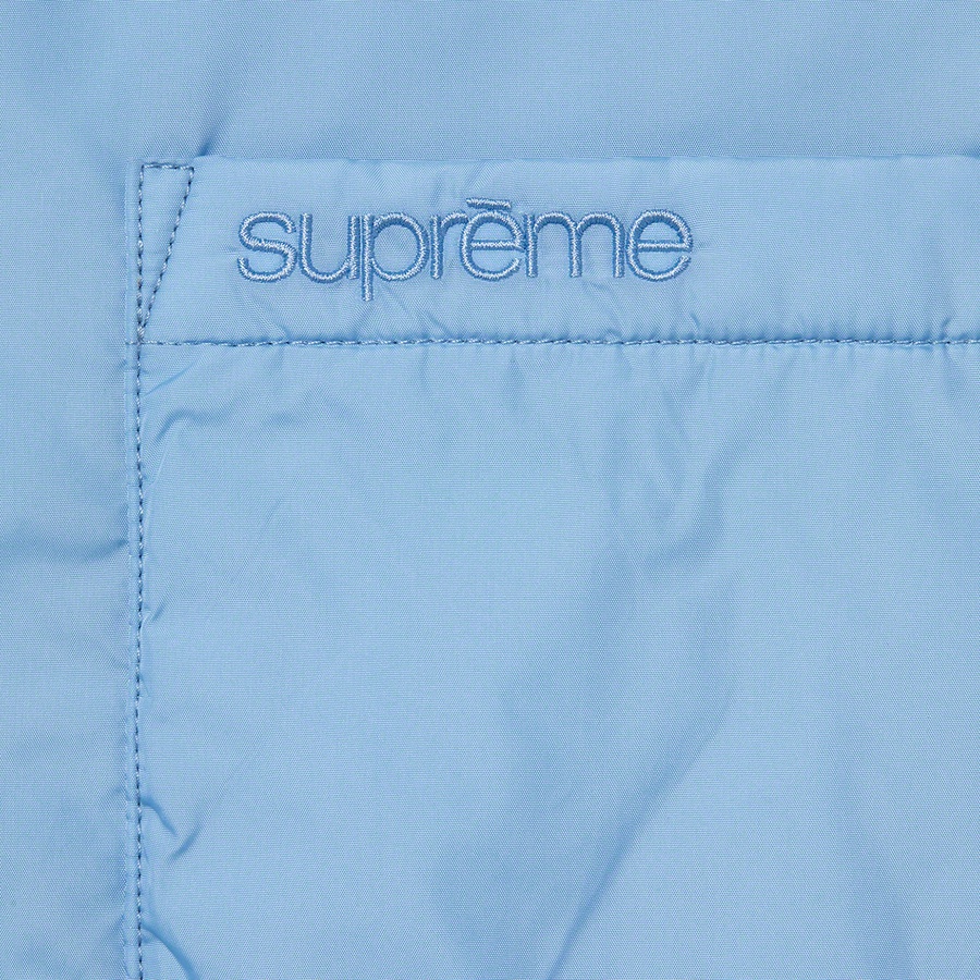 Supreme Nylon Filled Shirt (FW22) - Slate Blue - $148