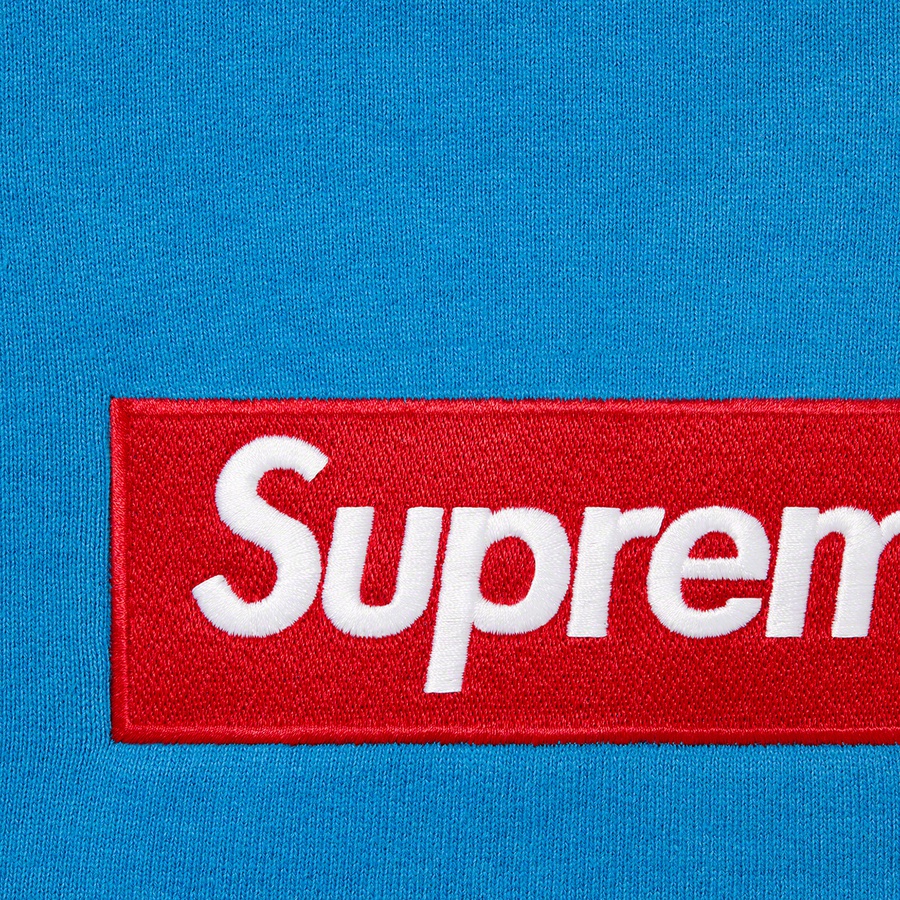 Supreme Box Logo Crewneck (FW22) - Blue - $158