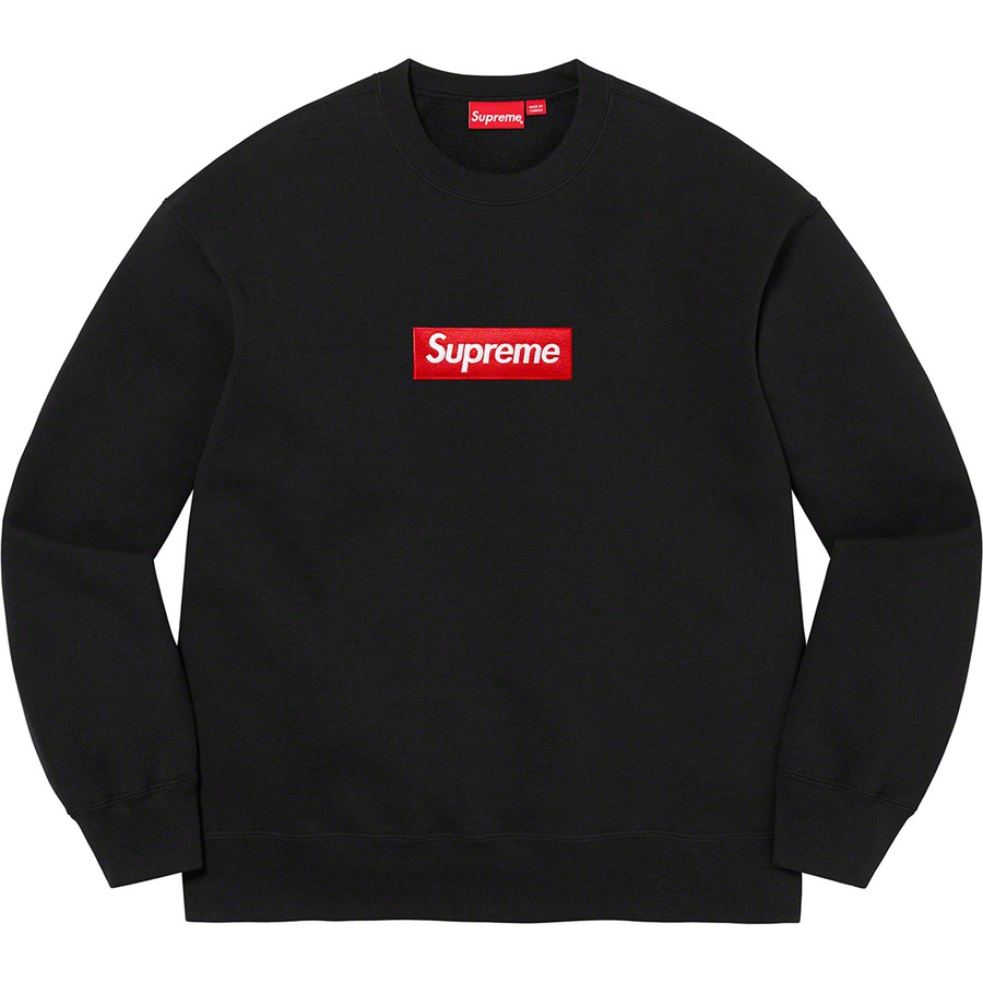 Supreme Box Logo Crewneck (FW22) - Black - $158