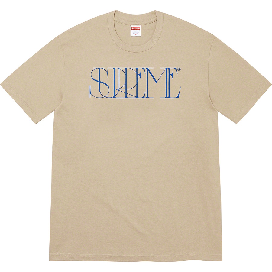 Supreme Trademark Tee (FW22) - Stone - $40