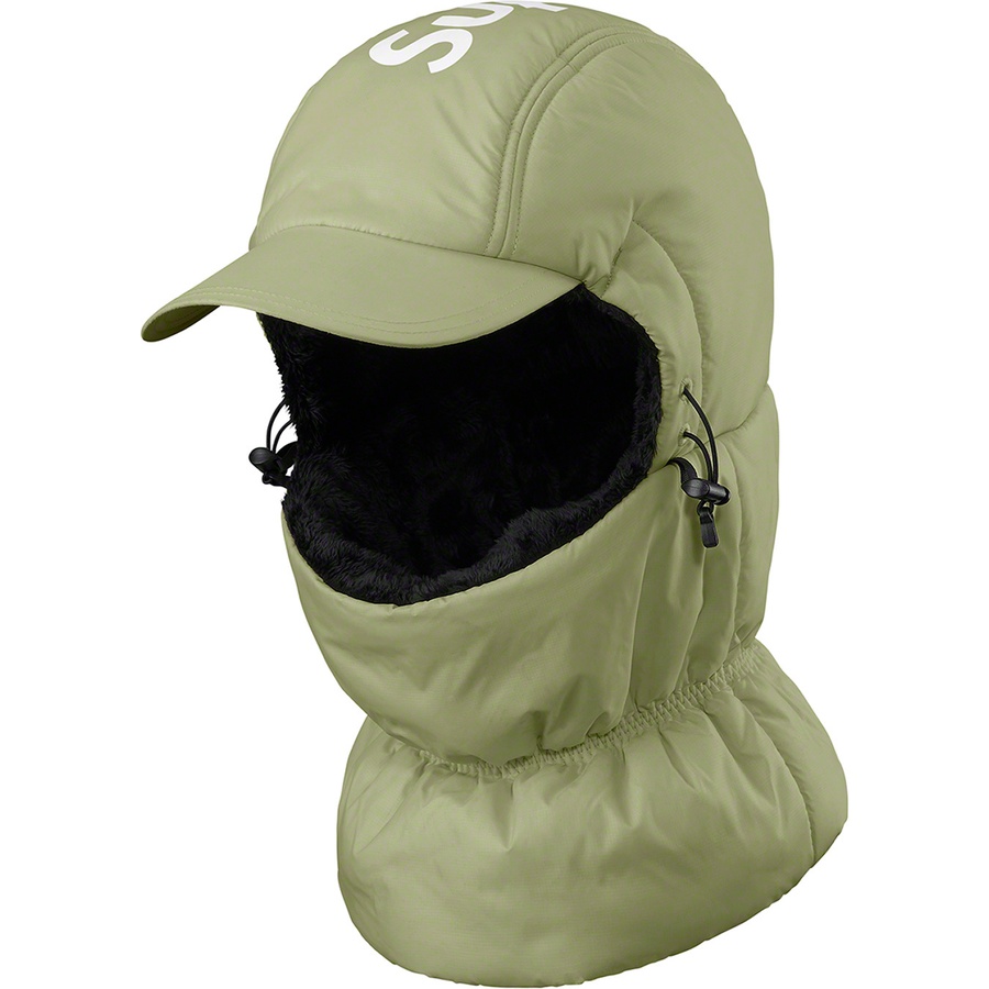 Supreme Cordura Puffer Balaclava (FW22) - Light Olive - $88