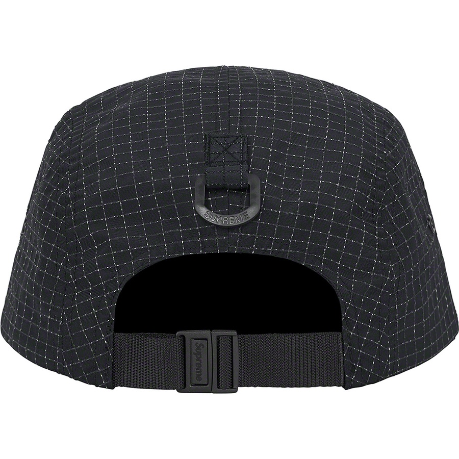 Supreme Glow Ripstop Camp Cap (FW22) - Black - $54