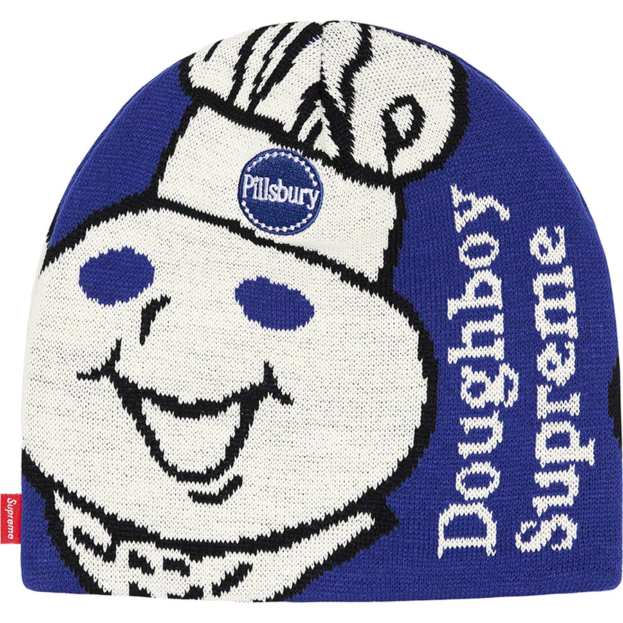 Supreme Doughboy Beanie (FW22) - Blue - $40