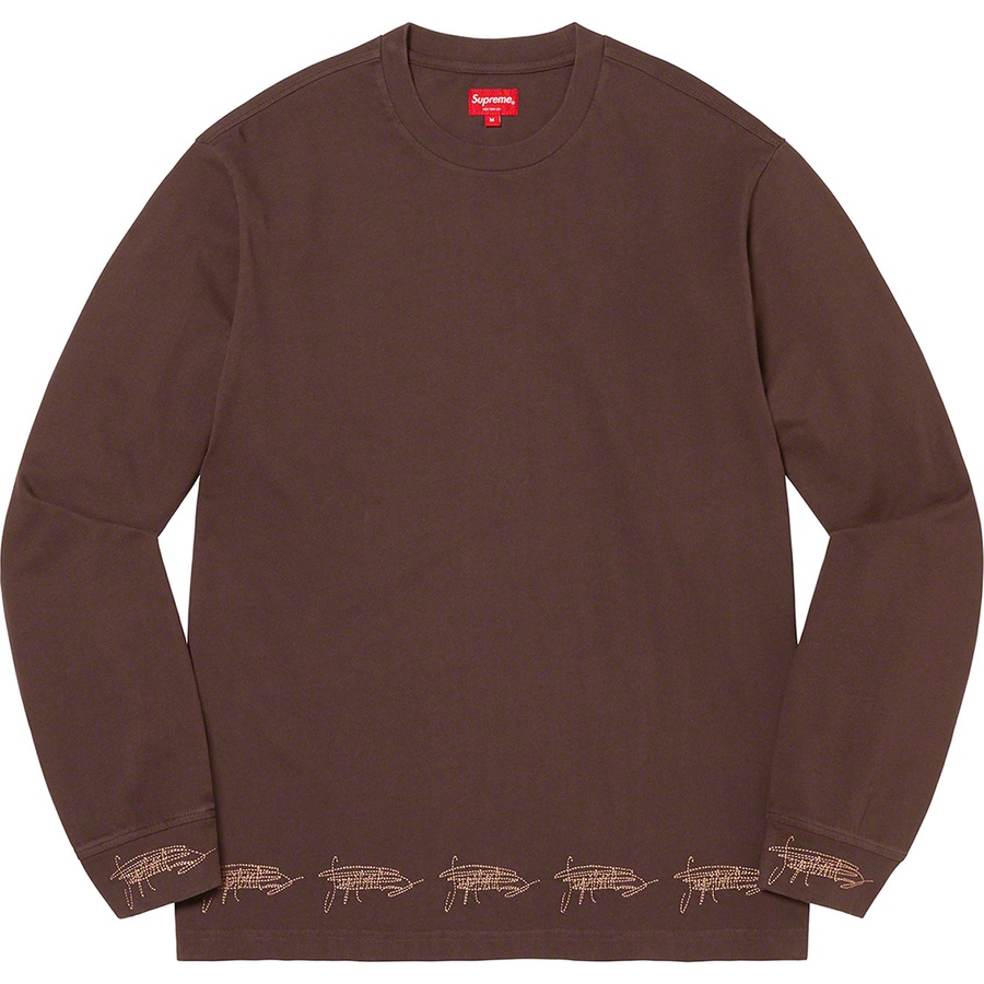 Supreme Signature L S Top (FW22) - Dark Brown - $88