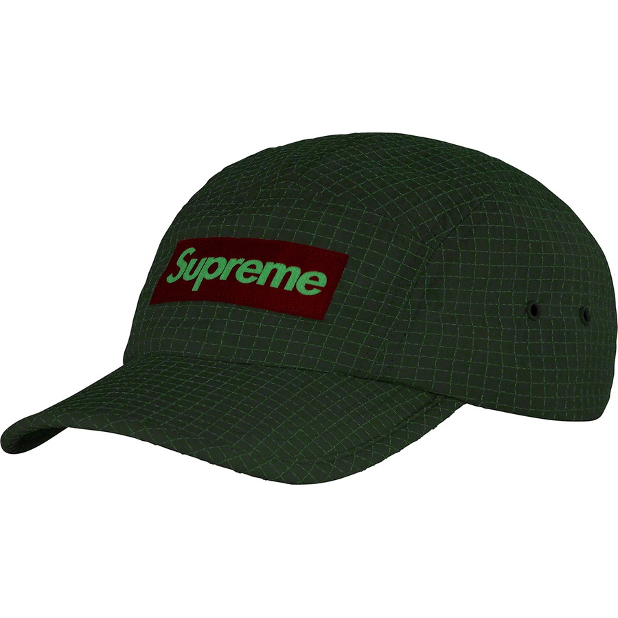 Supreme Glow Ripstop Camp Cap (FW22) - Grey - $54