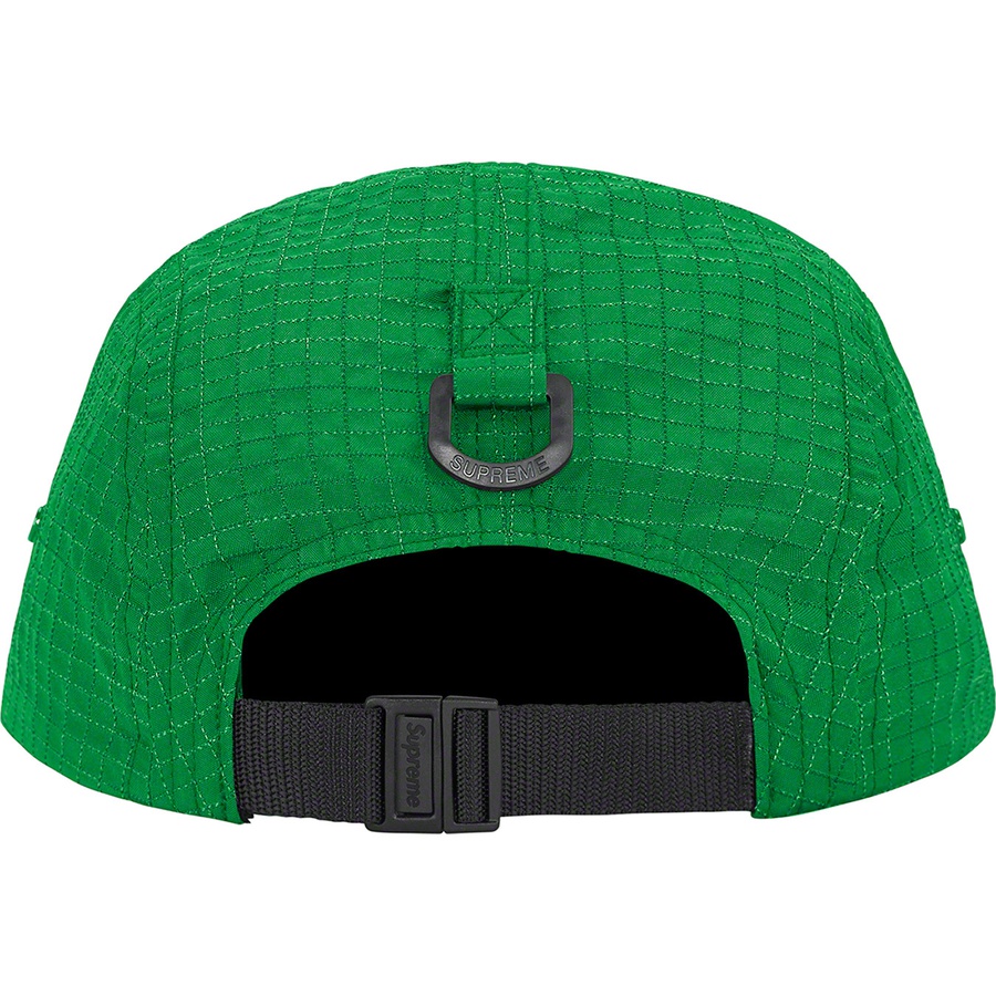 Supreme Glow Ripstop Camp Cap (FW22) - Green - $54