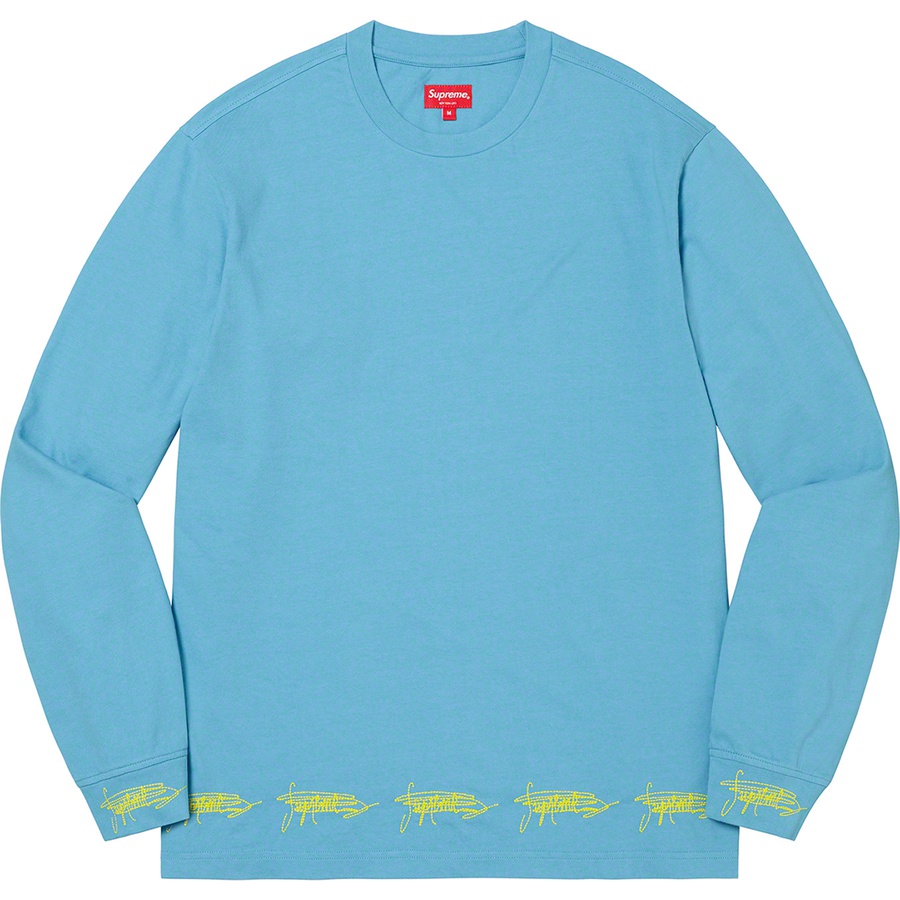 Supreme Signature L S Top (FW22) - Blue - $88