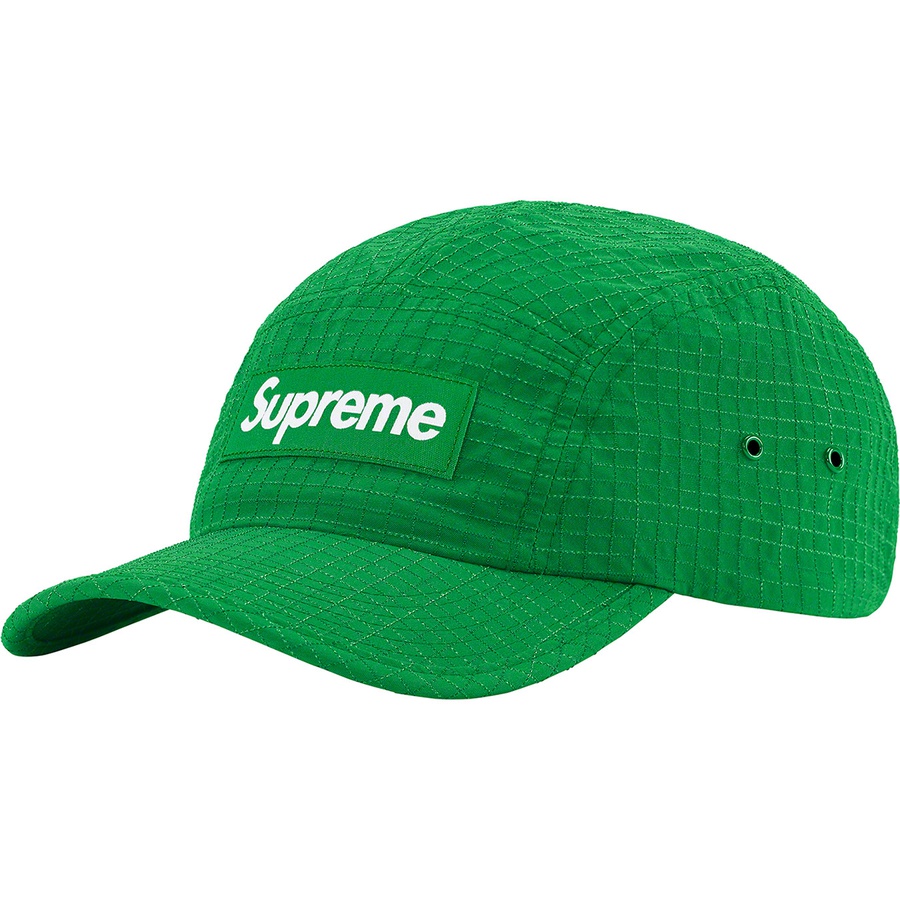Supreme Glow Ripstop Camp Cap (FW22) - Green - $54