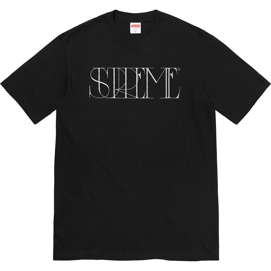 Supreme Trademark Tee (FW22) - Black - $40