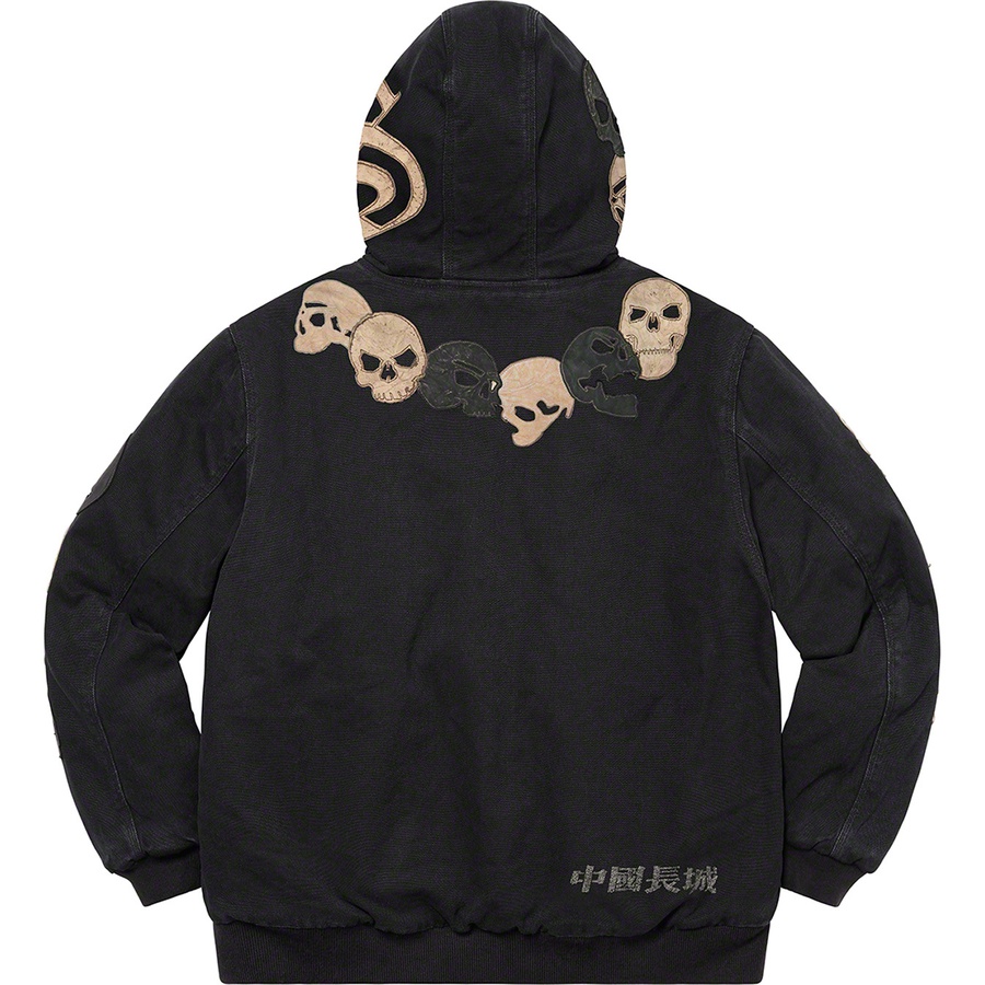 Supreme Supreme The Great China Wall Hooded Work Jacket (FW22) - Black - $398