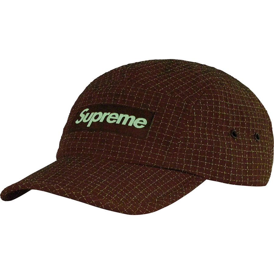 Supreme Glow Ripstop Camp Cap (FW22) - Brown - $54