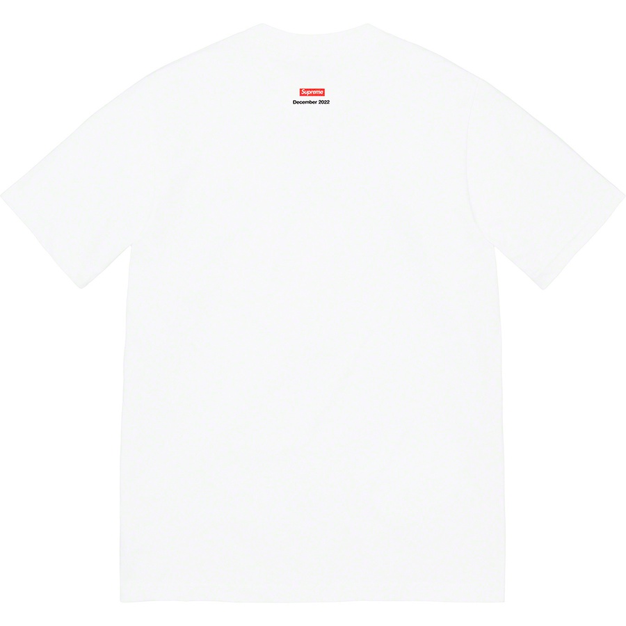 Supreme Cigarette Tee (FW22) - White - $40