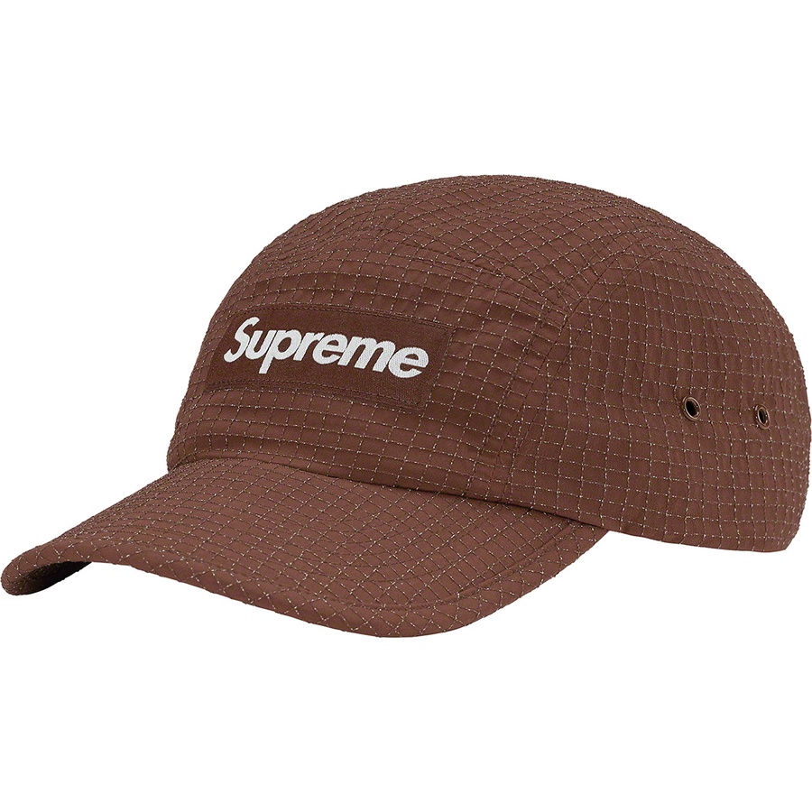 Supreme Glow Ripstop Camp Cap (FW22) - Brown - $54