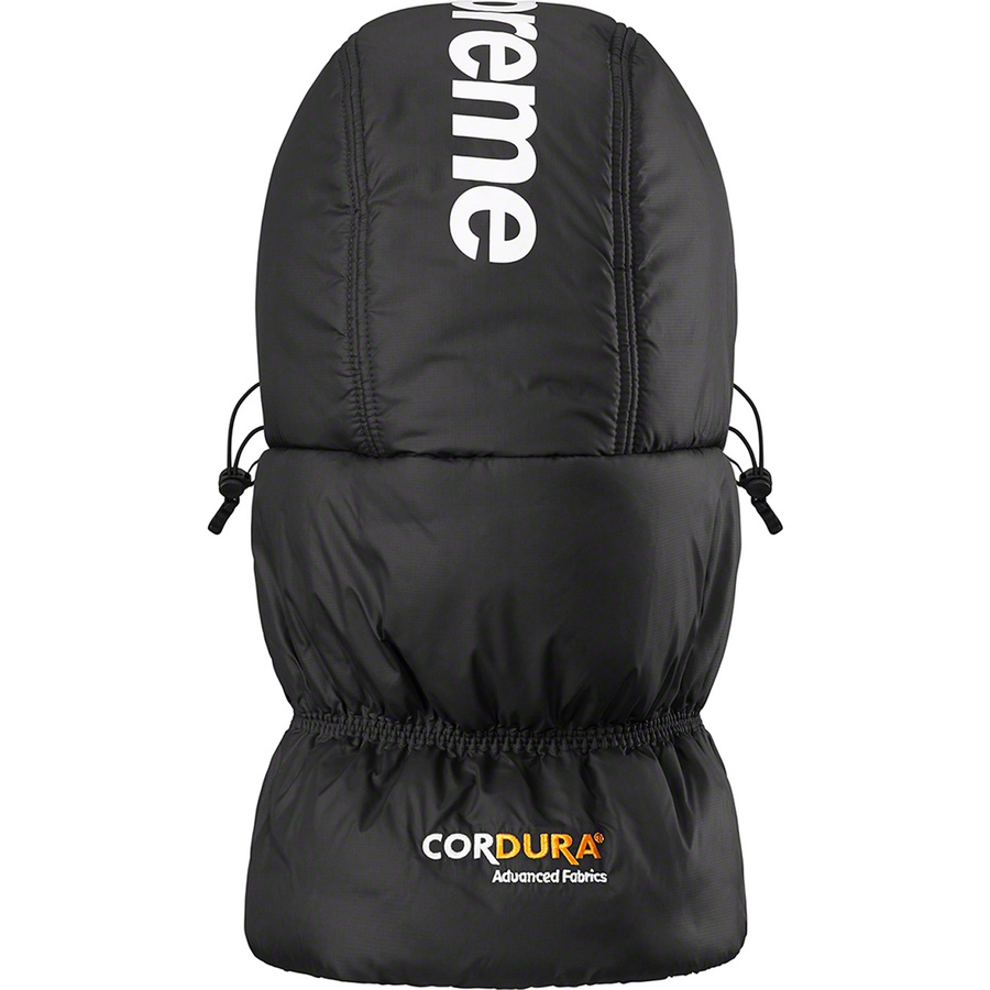 Supreme Cordura Puffer Balaclava (FW22) - Black - $88