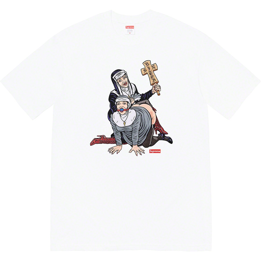 Supreme Nuns Tee (FW22) - White - $40