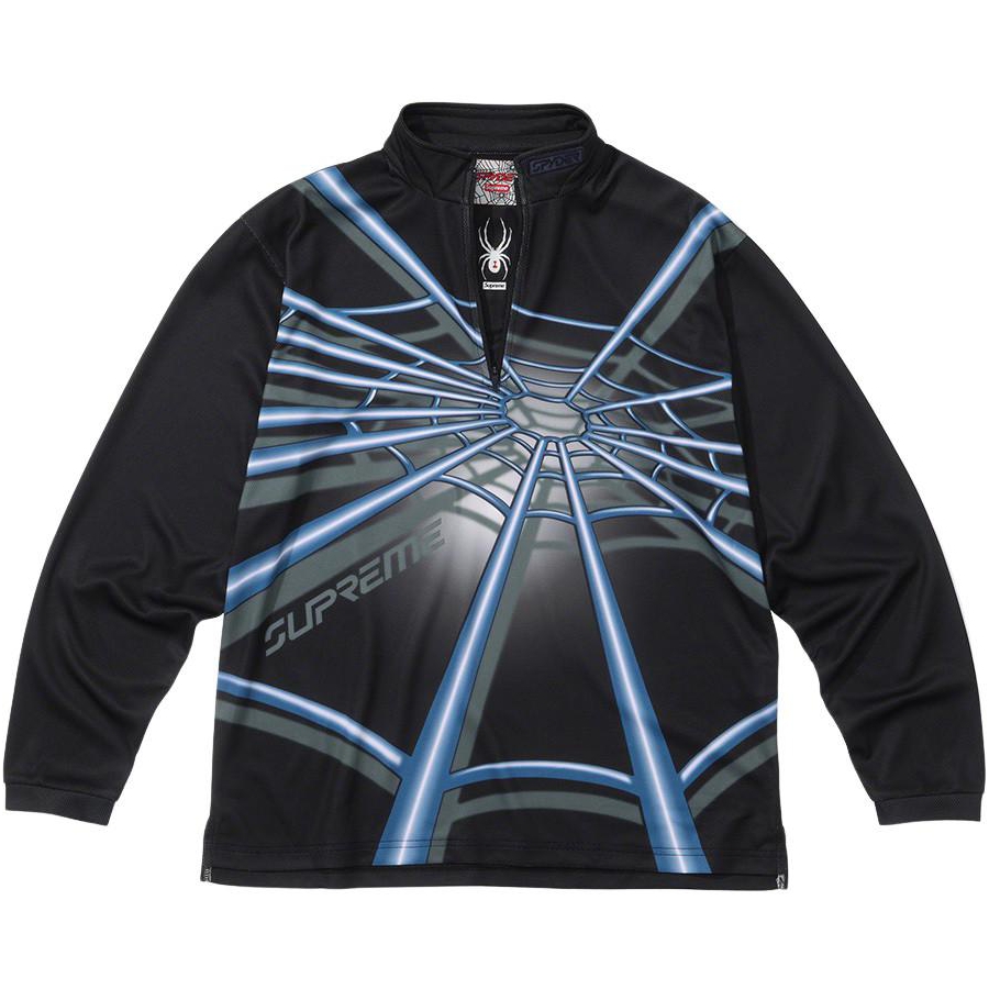 Supreme Supreme Spyder Web Half Zip Pullover (FW22) - $128