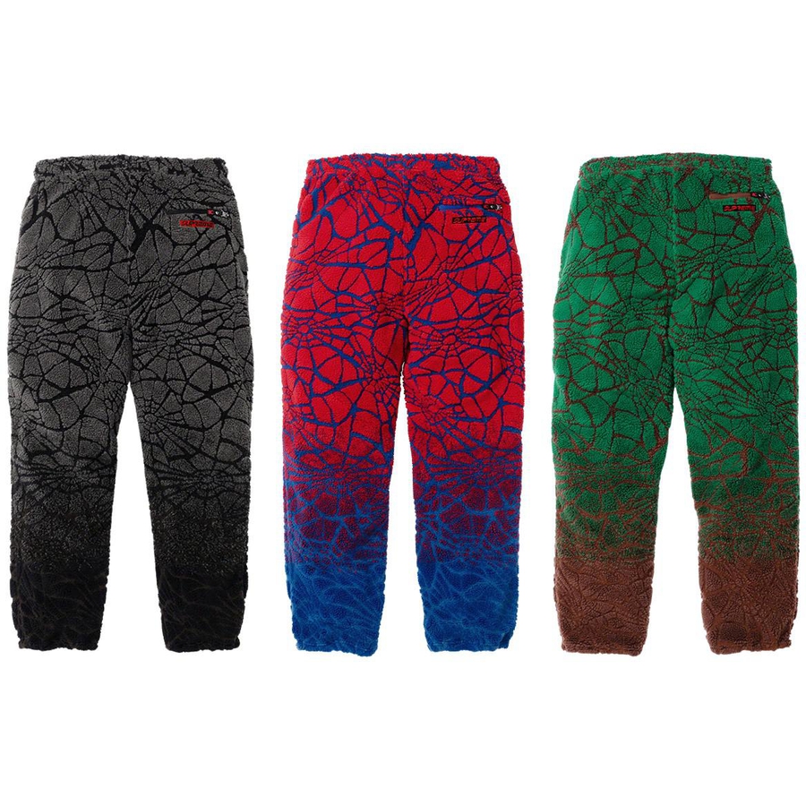 Supreme Supreme Spyder Web Polar Fleece Pant (FW22) - $198