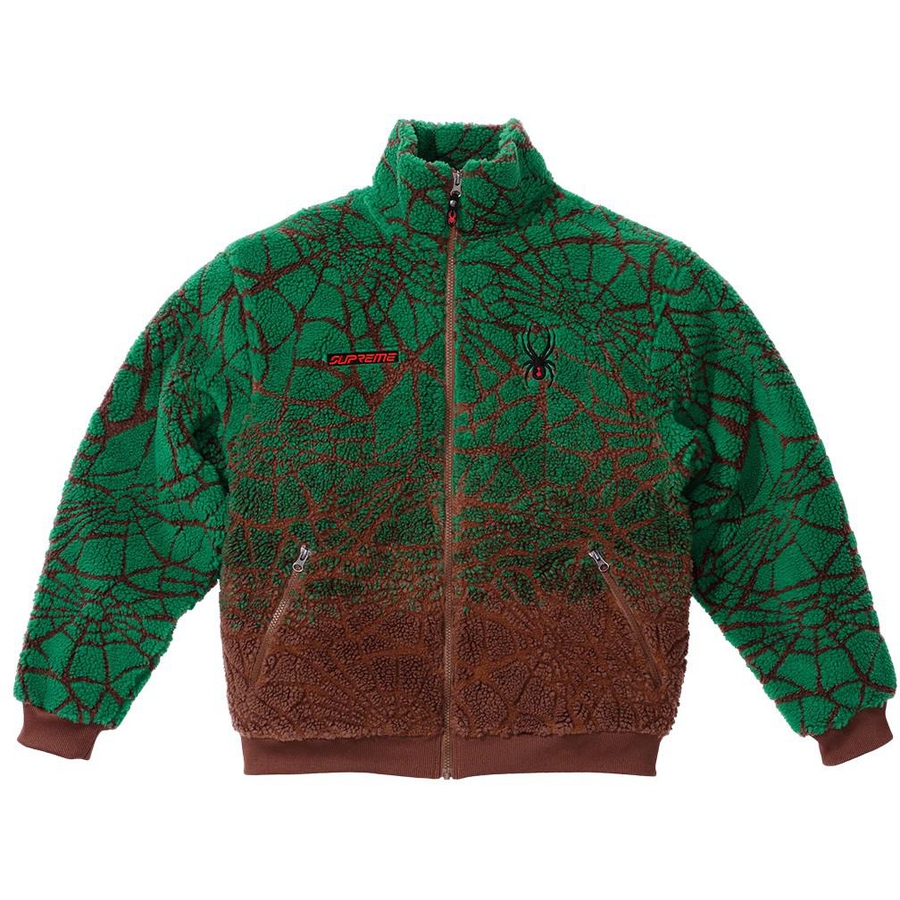 Supreme Supreme Spyder Web Polar Fleece Jacket (FW22) - $248