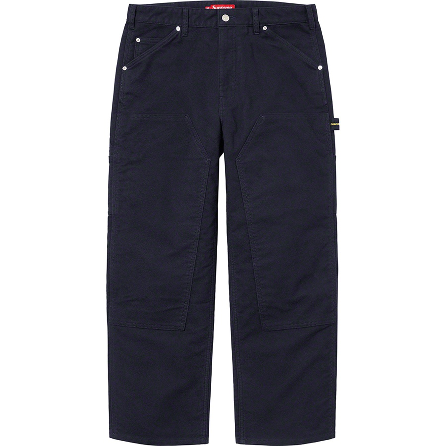 Supreme Moleskin Double Knee Painter Pant (FW22) - Navy - $188