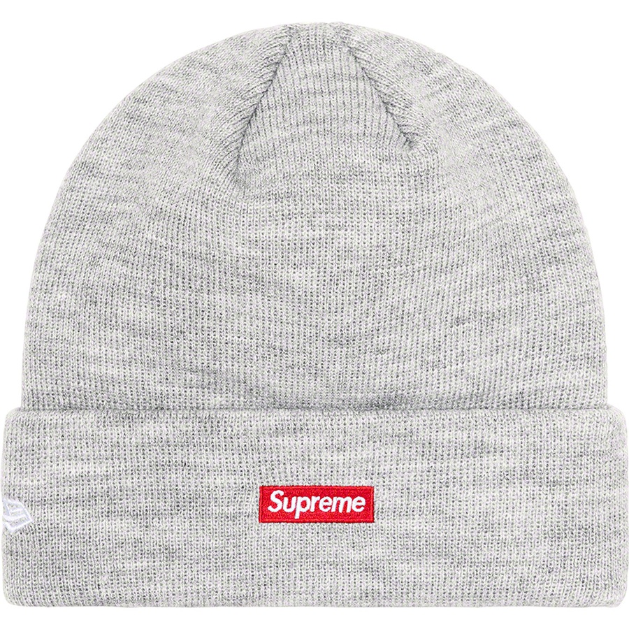 Supreme New Era S Logo Beanie (FW22) - Heather Grey - $40