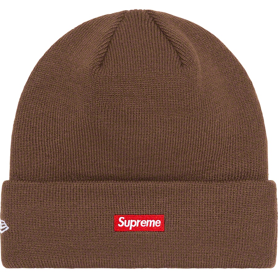 Supreme New Era S Logo Beanie (FW22) - Brown - $40