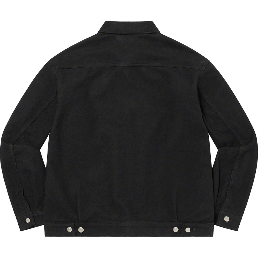 Supreme Moleskin Work Jacket (FW22) - Black - $198