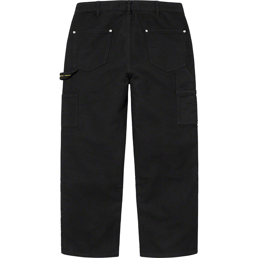 Supreme Moleskin Double Knee Painter Pant (FW22) - Black - $188