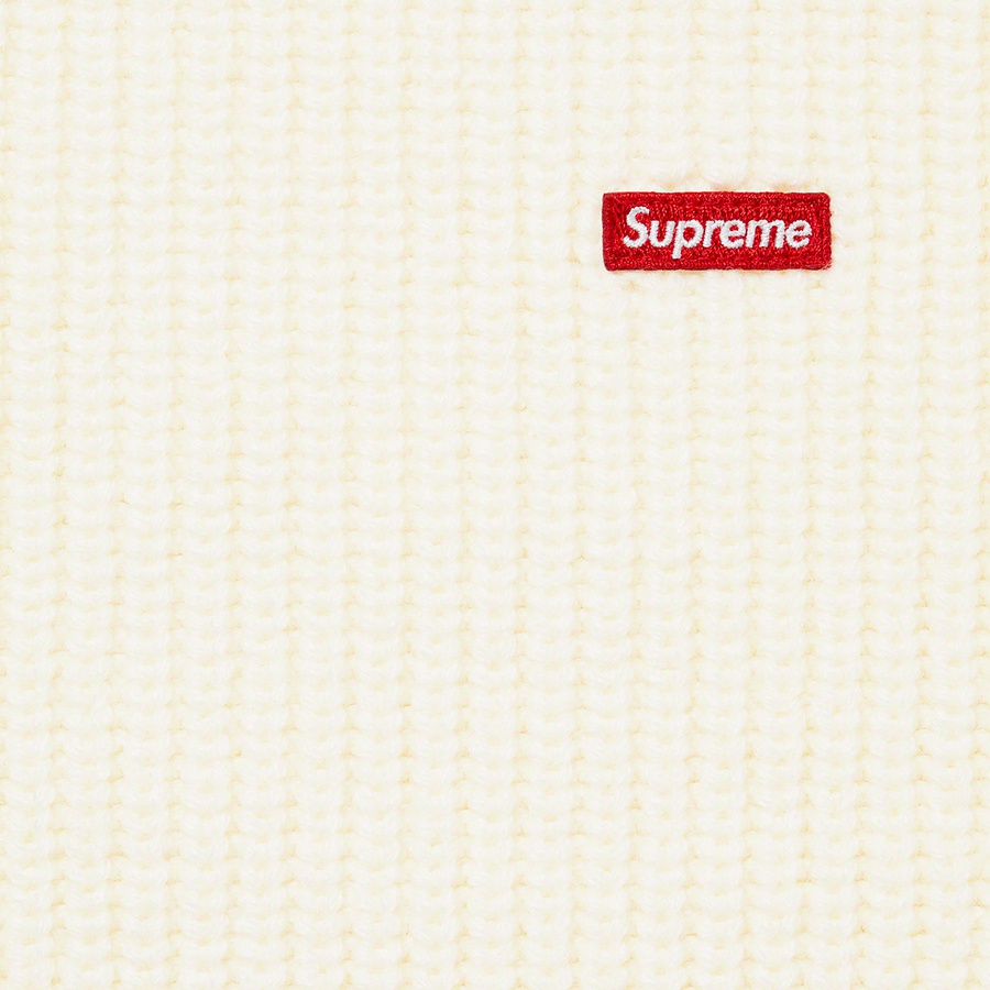 Supreme Small Box Balaclava Turtleneck Sweater (FW22) - White - $148