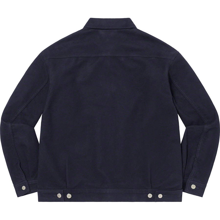 Supreme Moleskin Work Jacket (FW22) - Navy - $198