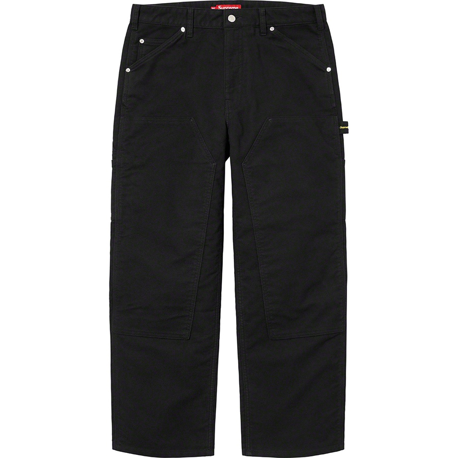 Supreme Moleskin Double Knee Painter Pant (FW22) - Black - $188