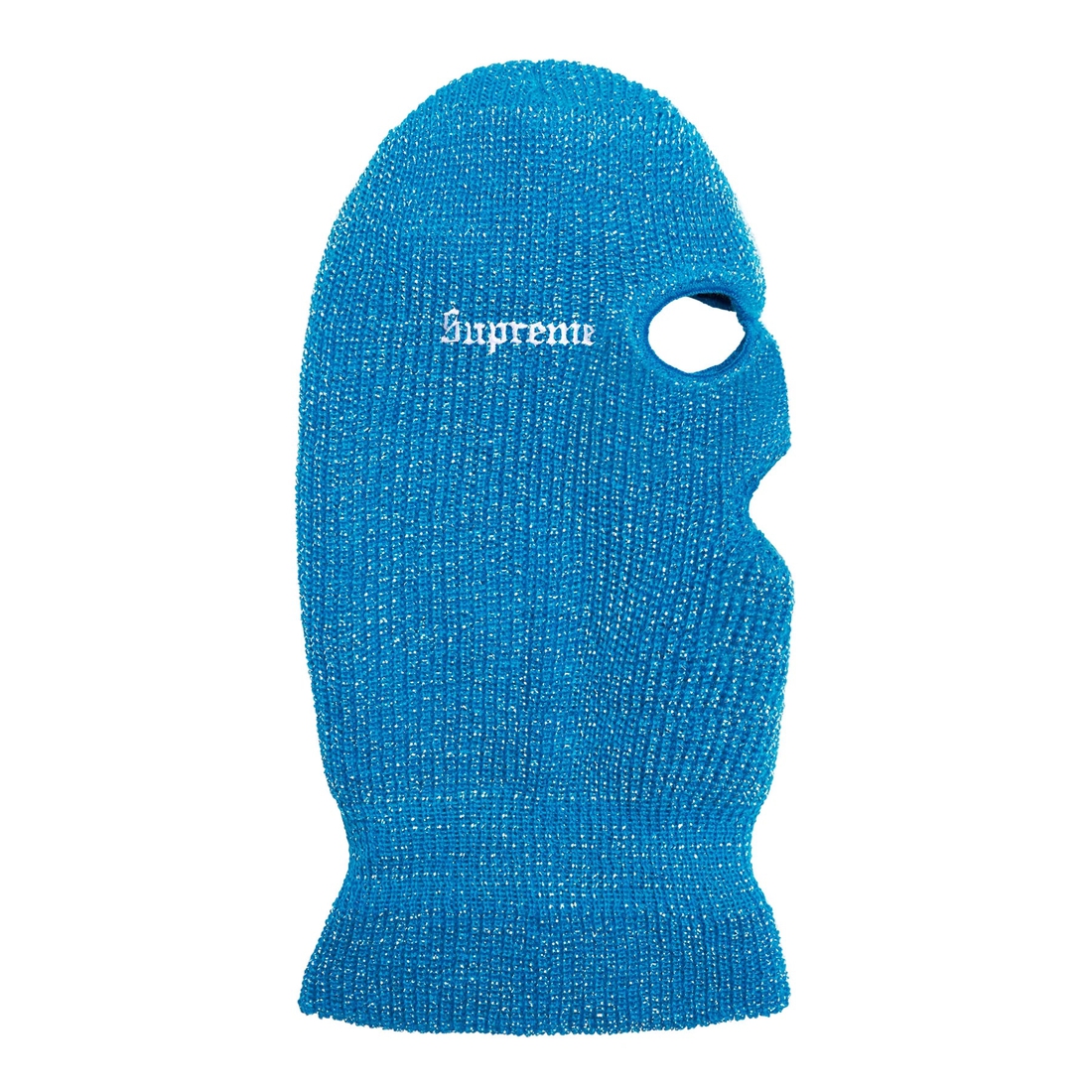 Supreme Lurex Balaclava (FW22) - Bright Blue - $44