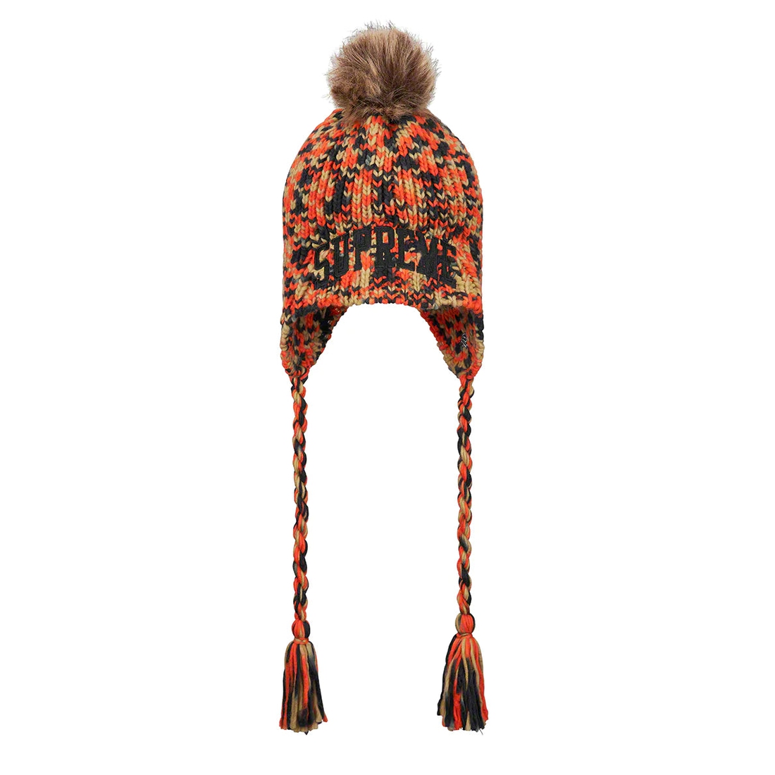 Supreme New Era Toboggan Beanie (FW22) - Orange - $48