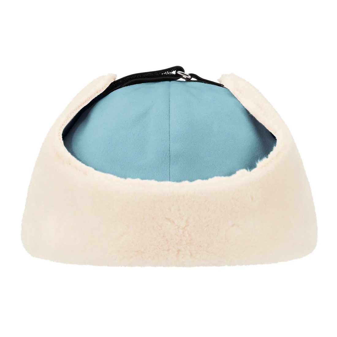 Supreme Shearling Earflap 6 Panel (FW22) - Light Blue - $68