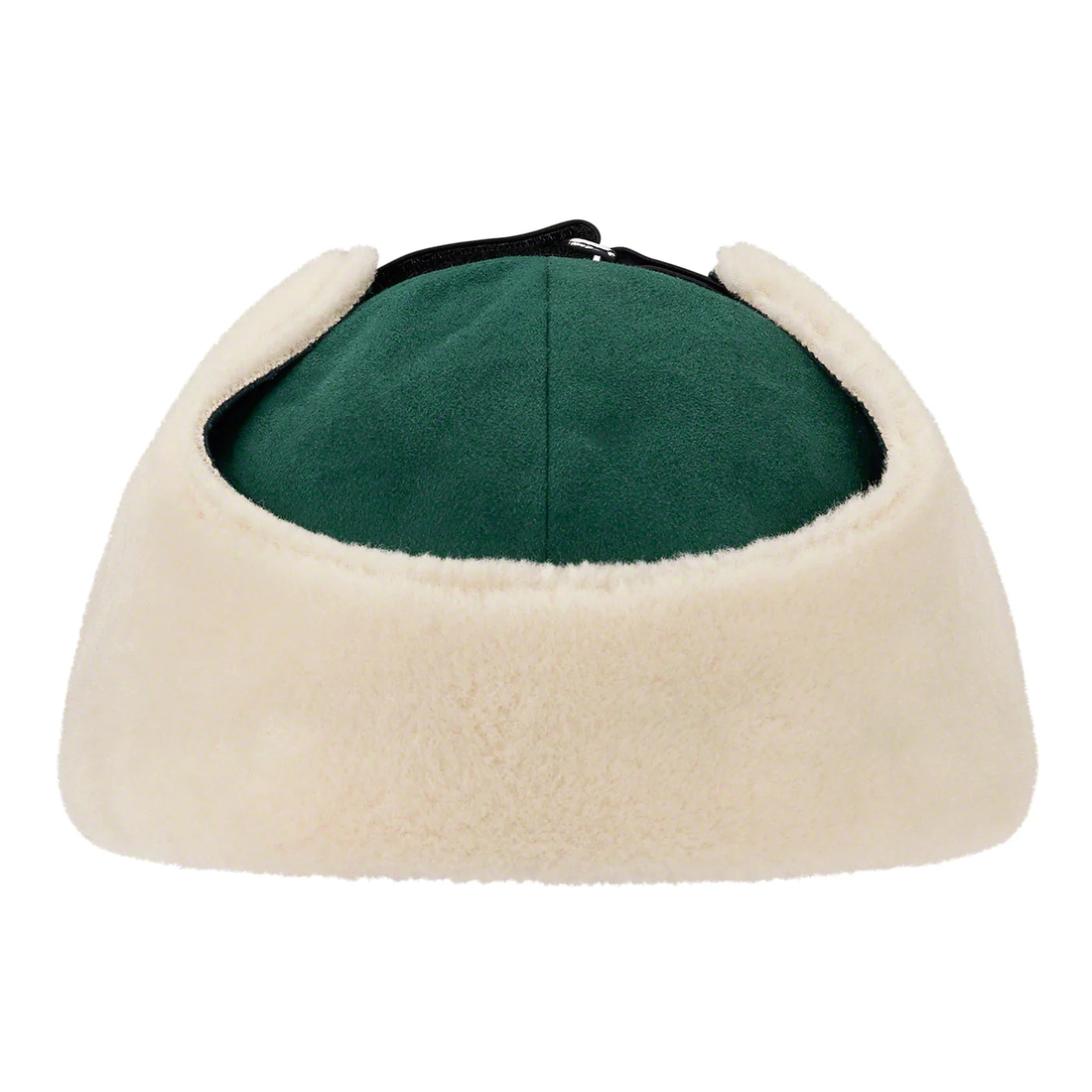 Supreme Shearling Earflap 6 Panel (FW22) - Dark Green - $68