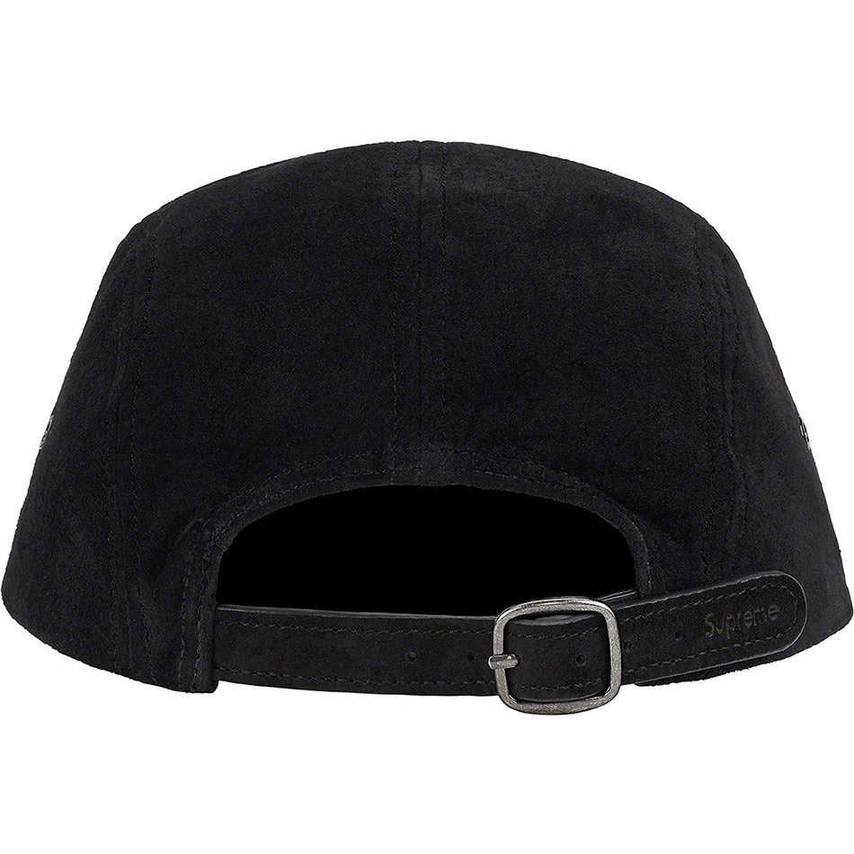 Supreme Suede Camp Cap (SS23) - Black - $68