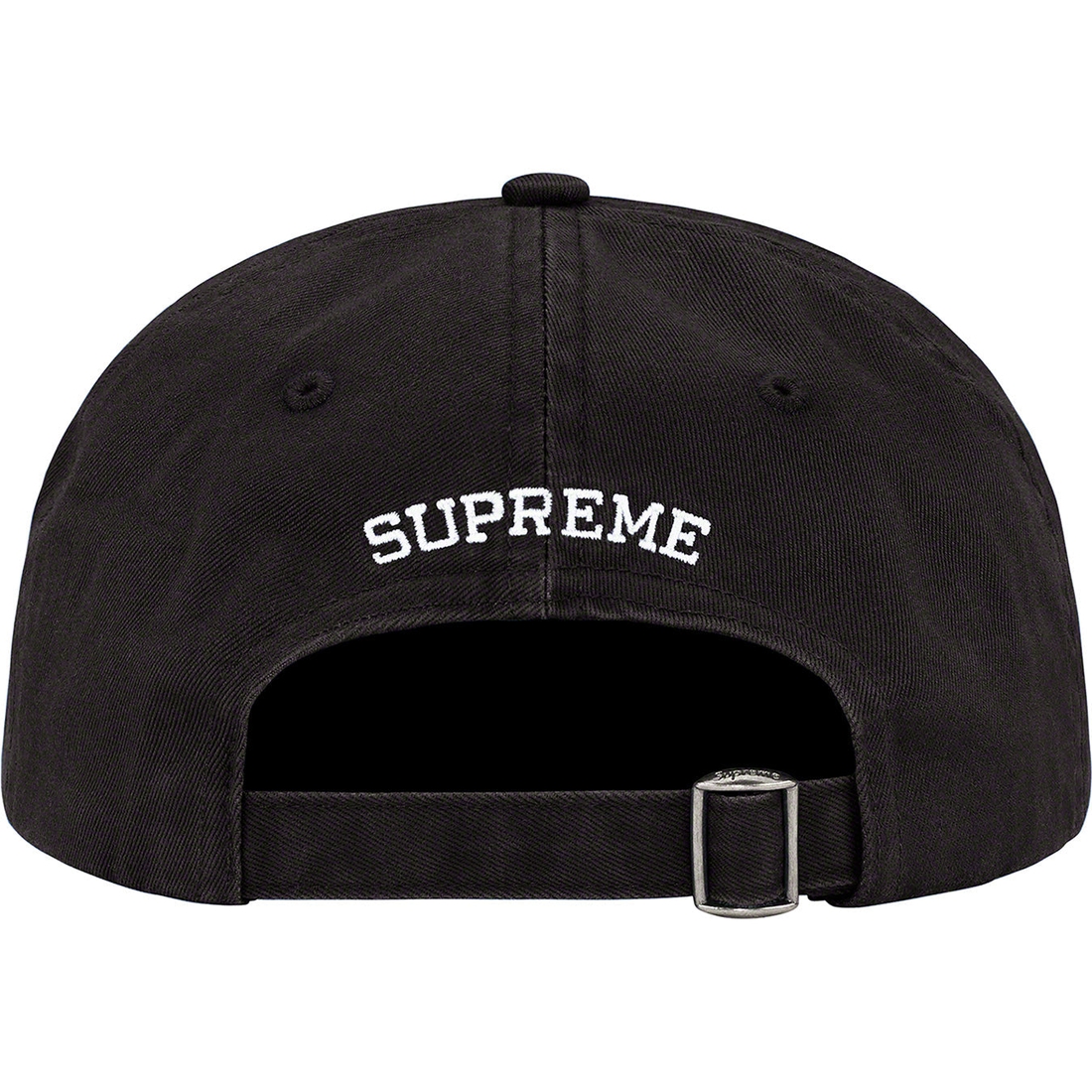 Supreme Oval 6-Panel (SS23) - Black - $48