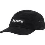 Supreme Suede Camp Cap (SS23) - Black