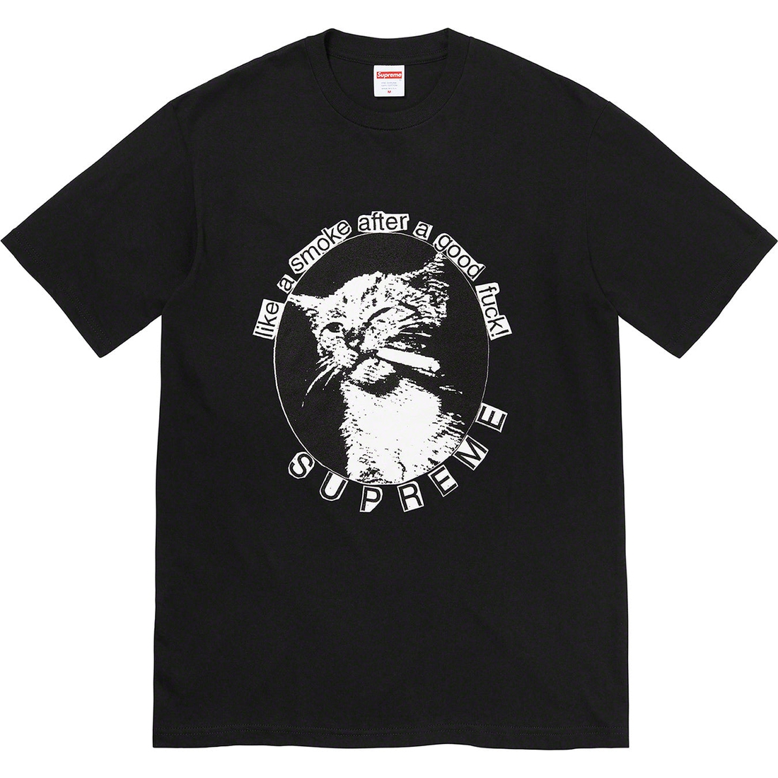 Supreme Smoke Tee (SS23) - Black - $40