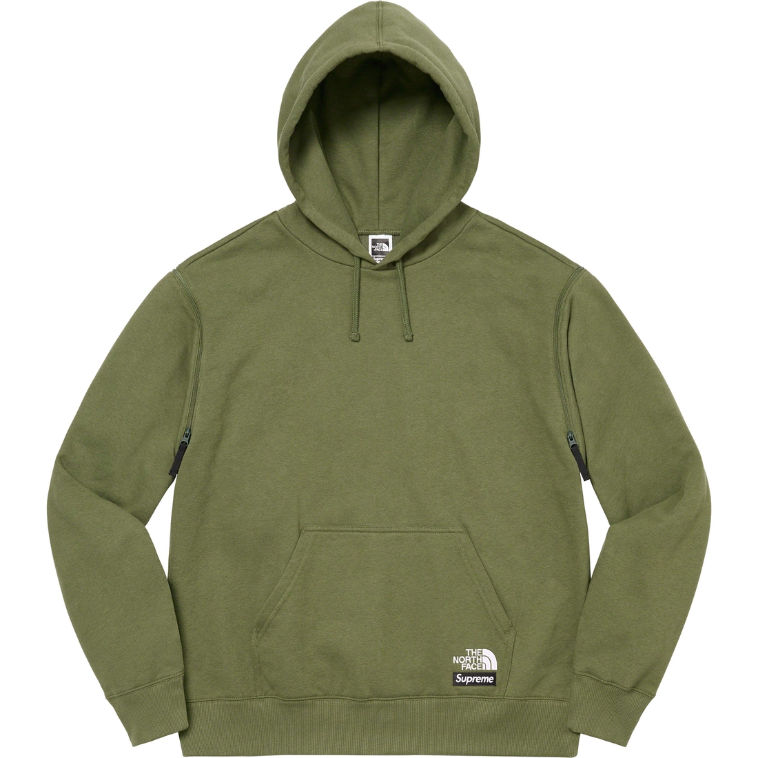 Supreme Supreme The North Face Convertible Hooded Sweatshirt (SS23) - Olive - $148