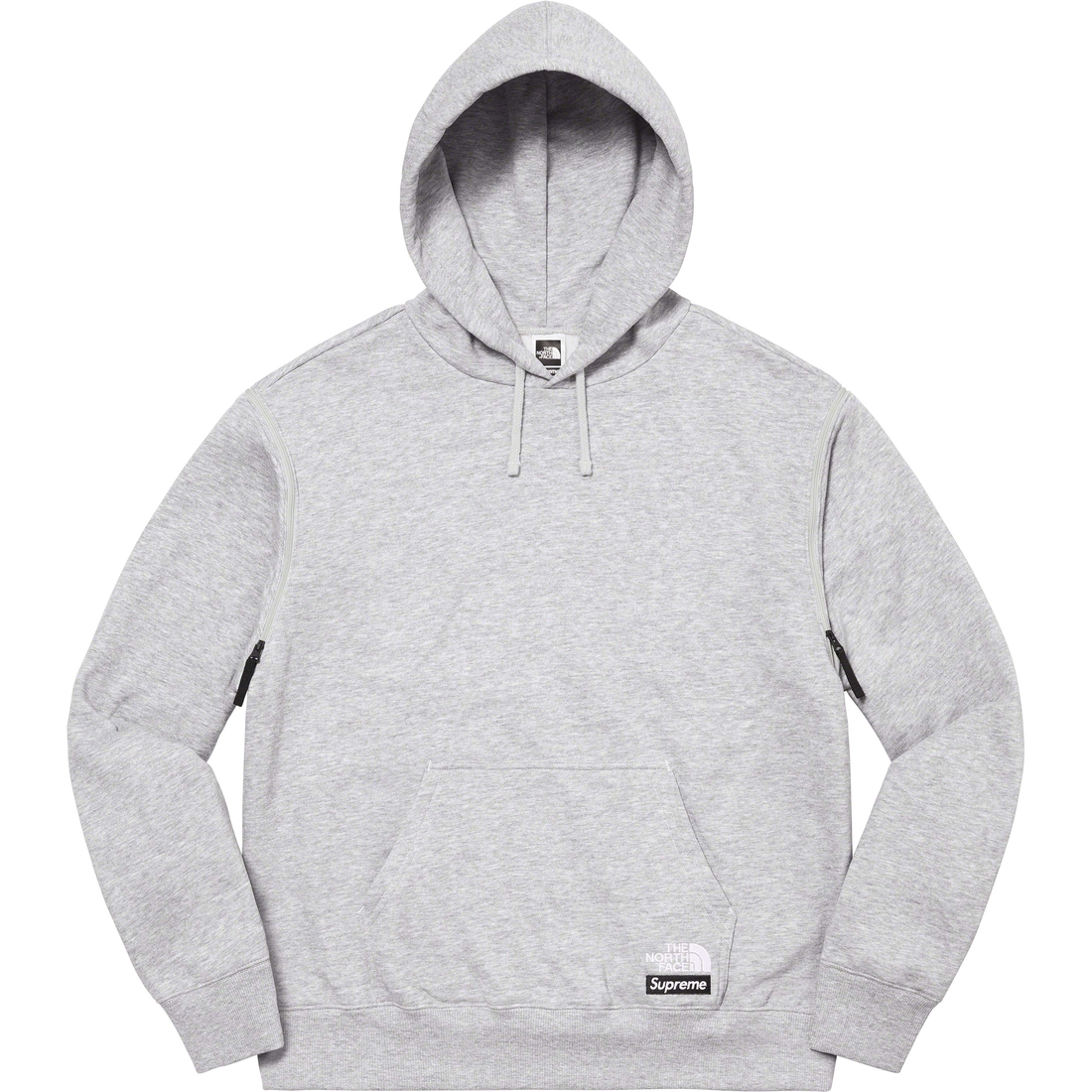 Supreme Supreme The North Face Convertible Hooded Sweatshirt (SS23) - Heather Grey - $148