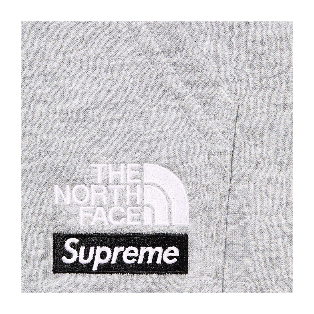 Supreme Supreme The North Face Convertible Hooded Sweatshirt (SS23) - Heather Grey - $148