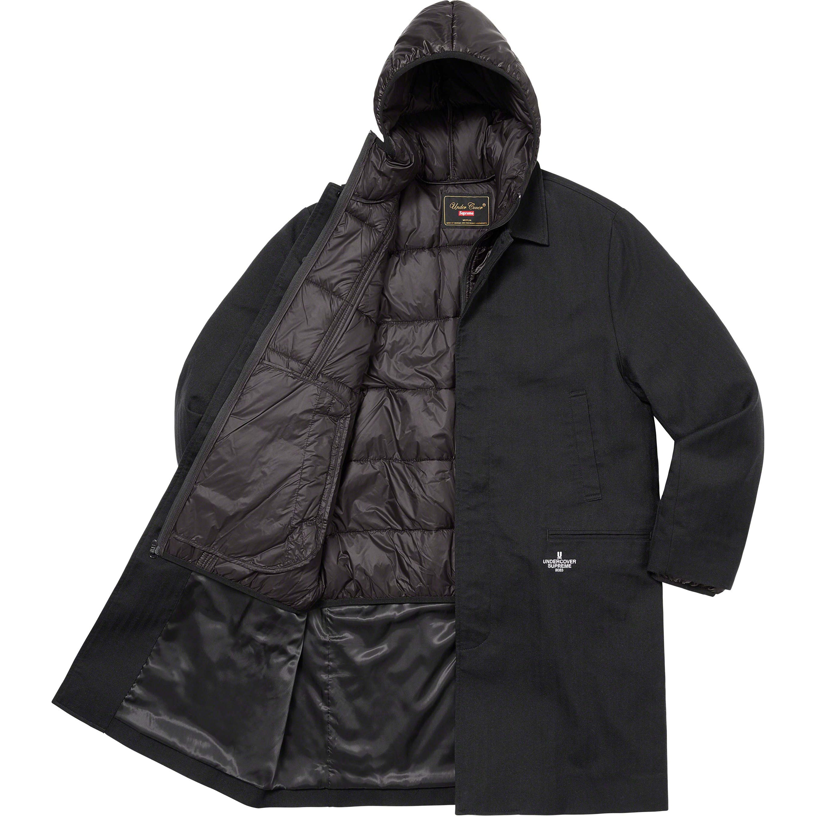 Supreme Supreme UNDERCOVER Trench + Puffer Jacket (SS23) - Black - $498