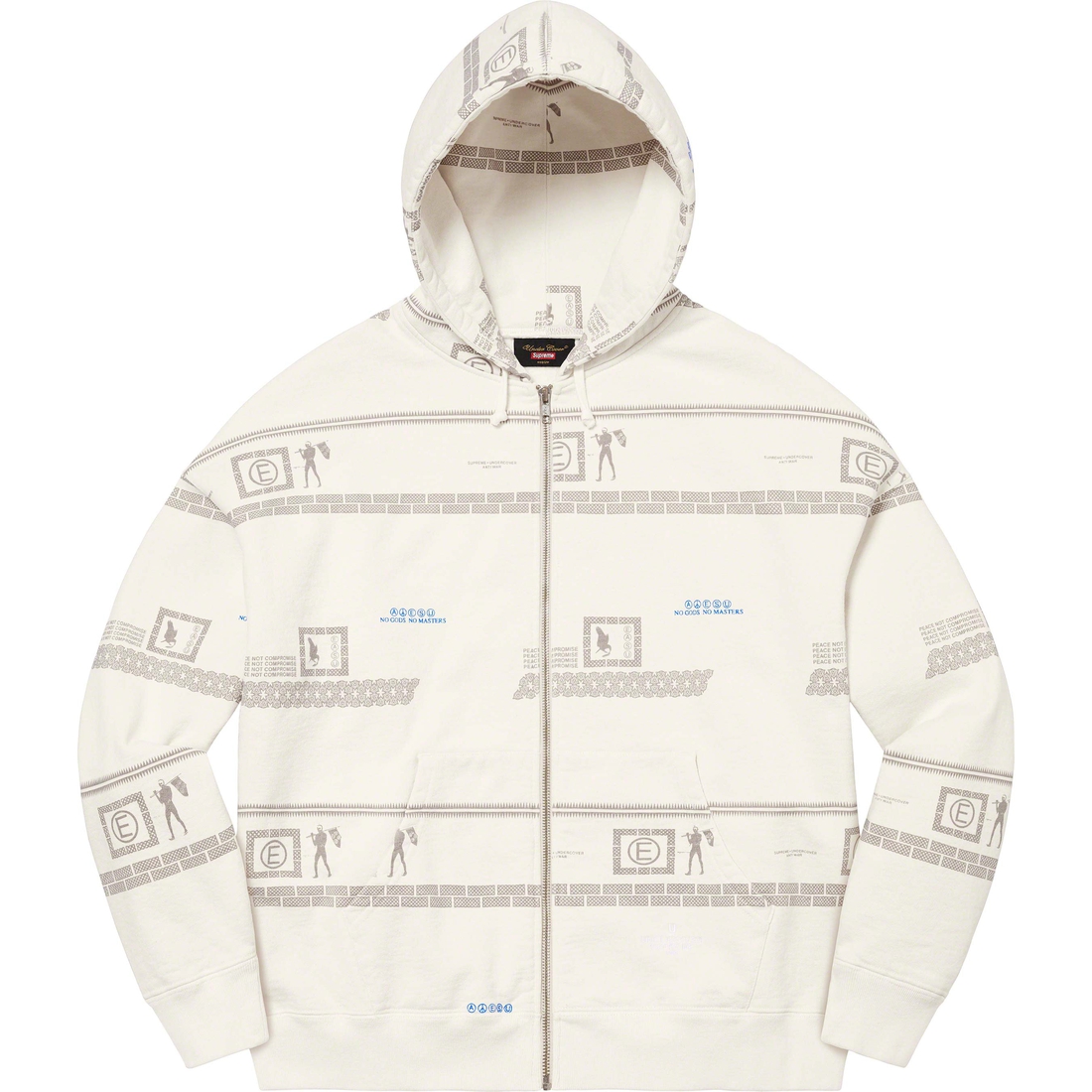 Supreme Supreme UNDERCOVER Zip Up Hooded Sweatshirt (SS23) - Stone - $188