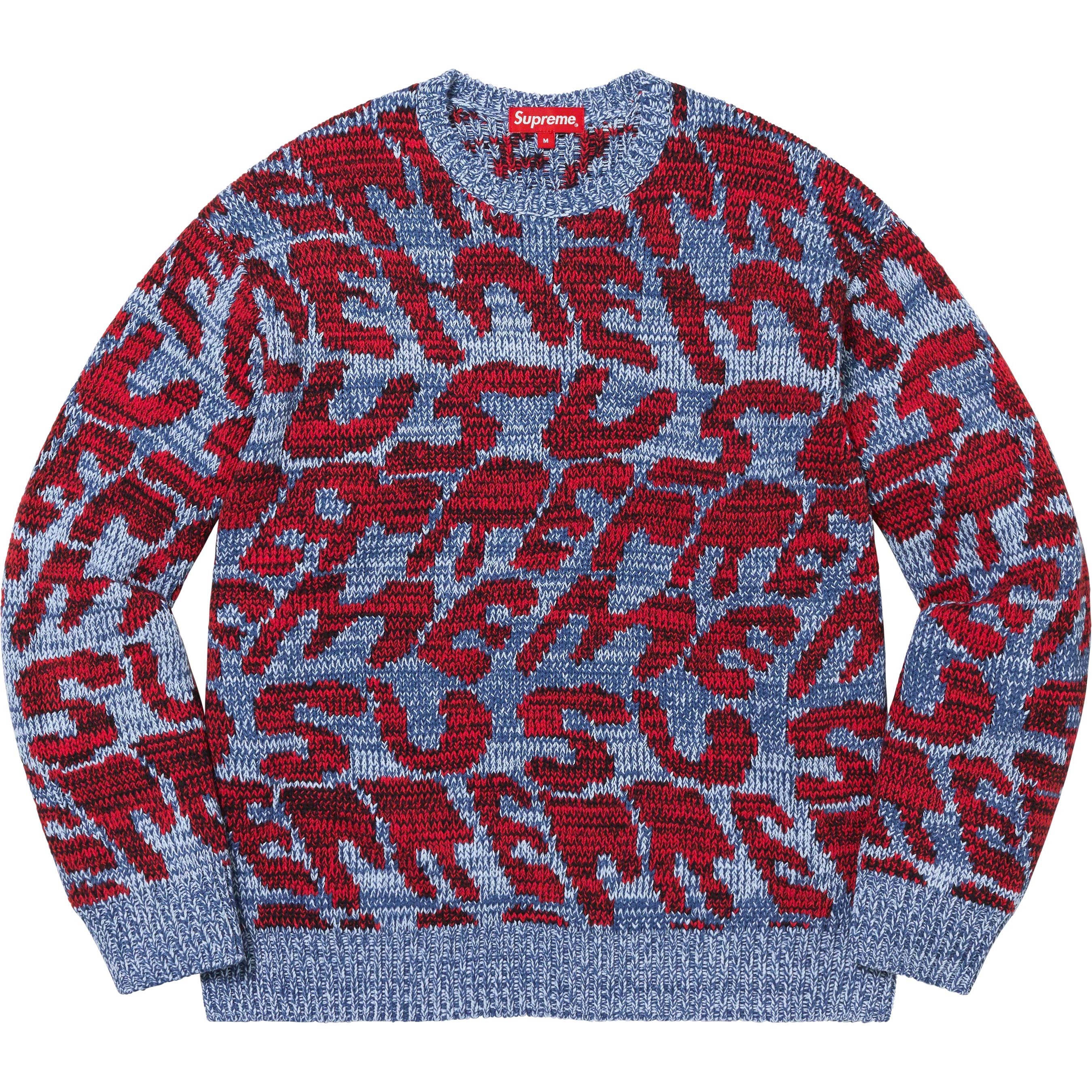 Supreme Stacked Sweater (SS23) - Blue - $158